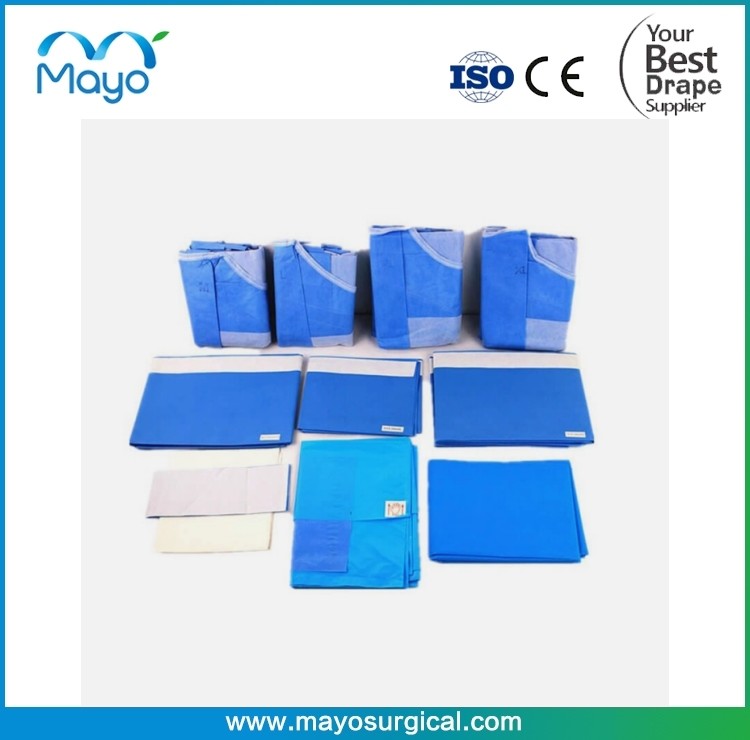 Complex Material Sterile Surgical Universal Pack With Reinforced Drape