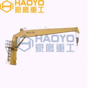 Quality 3 ton 5ton 10 ton Stiff Boom Marine Cranes for sale offshore crane Ship Deck Crane for sale wholesale