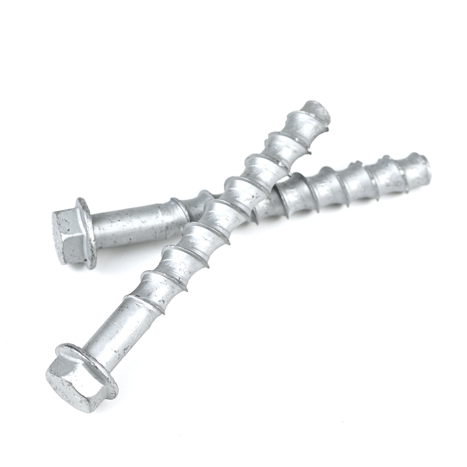 Payment term T/T GB Standard M12x125mm Flange Hex Head Concrete Anchors Concrete Screw