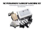 Stainless Steel Permanent Makeup Tattoo Machine Kit With Cartridge Needle
