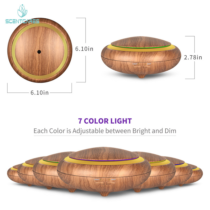 6 Hours 50sqm Wood Grain Essential Oil Diffuser