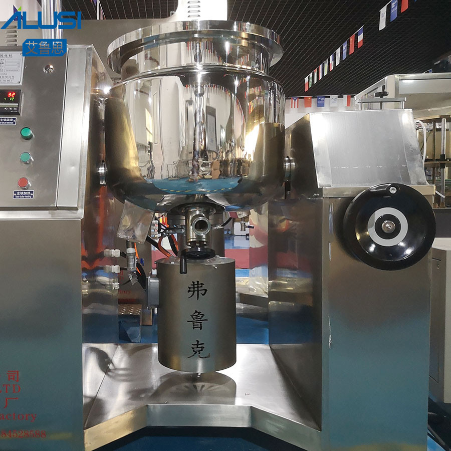 Cream Mixer Cosmet 0-65rpm Vacuum Emulsifying Mixer Ointment Mixing Making Machine