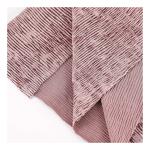 Solid Crinkle Pleated Korean Velvet Fabric Knitted 260gsm
