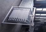 Garden Decoration 2m Steel Fence Door with Double Gate Heat Treated Wood PVC
