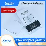 Glossy Lamination Paperboard Mobile Case Packaging Box For Phone Cover