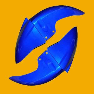 Quality China OEM Blue Motorcycle Fender for Motorcycle Plastic Part wholesale