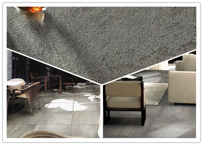 Grey Porcelain Floor Tiles 600x600 Acid Resistant Different Patterned