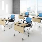 Commercial Office Furniture Wooden Desktop Multi Person Conference Table with