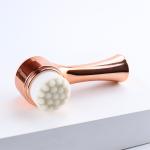 Double Surface Manual Facial Cleansing Brush Soft Synthetic Hair Silicone