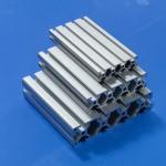 Construction Industrial Aluminum Profile 2020 Well Interlocker Champagne