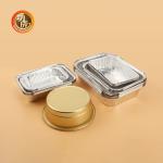 Food Grade Aluminum Foil Container 3 Compartment To Go Containers