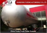 Auto Cylindrical LPG Tank Trailer With Ellipse Head 50cbm Three Axles