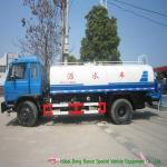 10 Ton Stainless Steel Clean Drinking Water Tank Truck With Water Pump Sprinkler