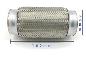 Quality 65mm×160mm Stainless Steel Exhaust Flex Pipe For Muffler wholesale