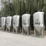 Milk Cooling Pillow Plate Jacket Tank , 150L Stainless Steel Jacketed Tank