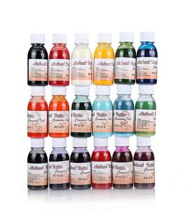Quality Air Brush Paint Body Water - Based Liquid Ink For Temporary Tattoo 18 Colors wholesale