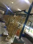 Large Capacity Double Chambers Stainless Steel Pipe Tube Parts Titanium Gold