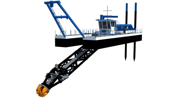 24 inch hydraulic cutter suction dredger for land reclamation and capital