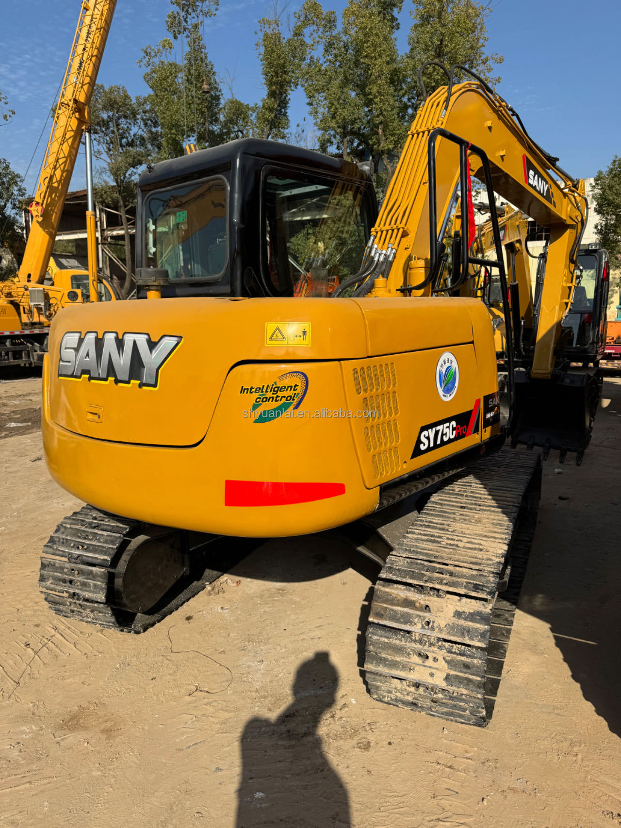 2019 Year Used SANY 7T Excavator SY75Cpro Mild Steel Design for Harsh Environments