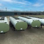 BPW Axle 12t Mechinical Suspension Insulated Tanker Trailers