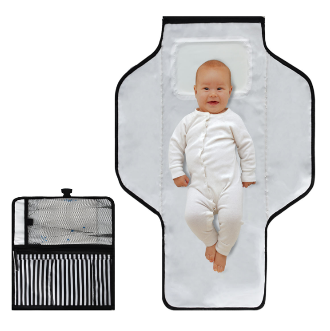 Breathable Waterproof Changing Pad For Baby Travel 35*25cm