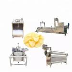 Full Automatic Potato Chips Line Stainelss Steel 45KW French Fries Processing