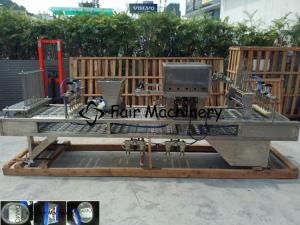 Quality PLC ISO PET Jar Sealing Machine , 0.2CBM/Min 1PH Yogurt Cup Sealing Machine wholesale