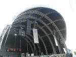 Silver Alloy Aluminum Stage Truss / Metal Roof Trusses For Lighting