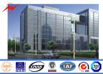 HDG 3mm Painting Galvanized Steel Pole One Section for Road Lighting
