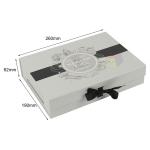 Luxury Storage Custom Printed Hard Paper Gift Magnetic Lid Box with Ribbon Free