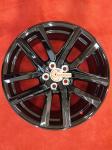 Black 5 Double Spoke ET40 19inch Rims For Lexus Fit Tire 235 40 R19