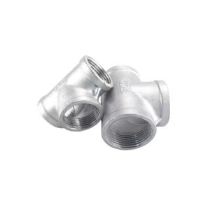 Quality BS Standard Stainless Steel Fittings Crosshead Equal Diameter Tee for Chemical Piping wholesale