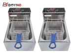8 Liter Electric Single Tank Table Top Deep Fryer For Restaurant