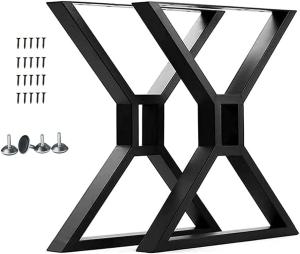 Quality 28x24 270kg Modern Metal Table Legs 600lbs 28 Inch Metal Desk Legs wholesale
