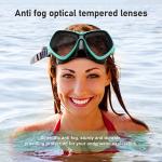 Adult Liquid Silicone Snorkeling Goggles Scuba Diving Mask OEM