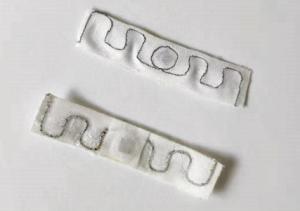 Quality Heat Sealing Fabric RFID UHF Laundry Tag Single Layer With 8 Chip wholesale