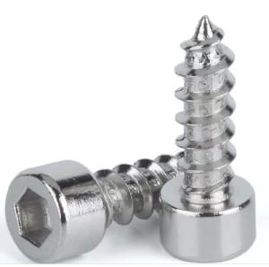 Quality Allen Hex Socket Cap Head Self Tapping Wood Screws Nickel Plated Steel wholesale