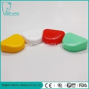 Quality 77.6x66x27mm Colorful Compact Dental Denture Box wholesale