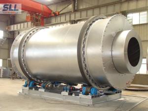 Quality Low Fuel Consumption Sand Dryer Machine Rotating Drum Dryer With Burner Natural Gas wholesale