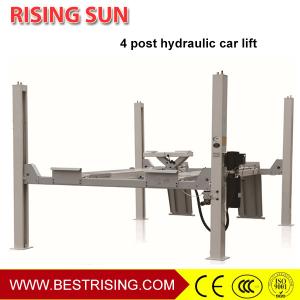 Quality Hydraulic design double cylinder runway type car lift for wheel alignment wholesale