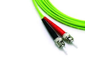 Quality Duplex Multimode OM5 OFNR Fiber Optic Patch Cords LC To ST Fiber Patch Cable wholesale