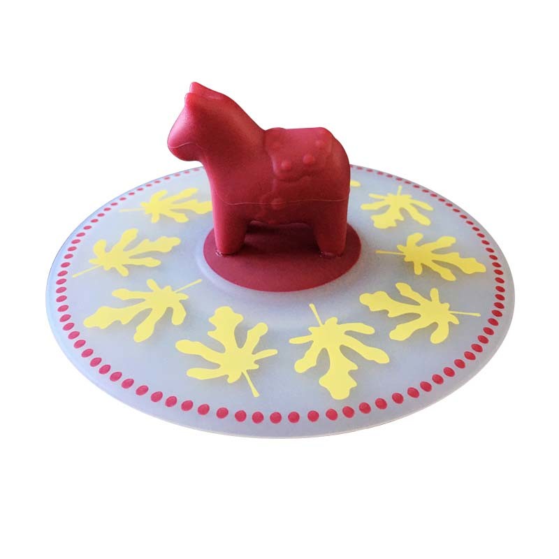 Custom Silicone Cup Lid Used For Dustproof Airtight Cup Lids For Hot And Cold Drinks Customized For Charming Animals