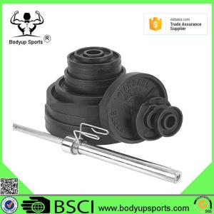 Quality Cast Iron + Steel Fitness Equipment Barbells For Weightlifting Customized Color wholesale