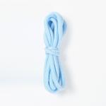 Blue Brown 6mm Braided Cotton Rope For Garment Drawstring