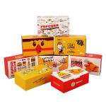 Biodegradable Paper Hamburger Box Cardboard Food Containers Take Out