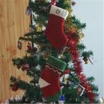 Christmas Knitted Stocking Decorative Christmas Accessory Reindeer Snowflake