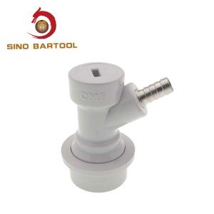 Quality Keg Dispenser CO2 Barb Pipe Ball Lock Keg Connector wholesale