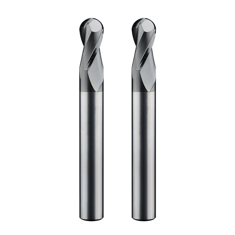 Solid Carbide 2-Flutes Ball Nose End Mill Customizable and for Precision Cutting