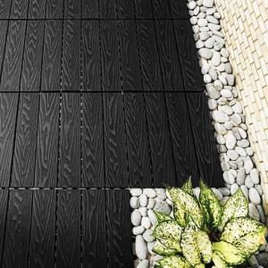 Quality Residential Outdoor Decking Tile Embossed Waterproof Wood Deck Planks wholesale