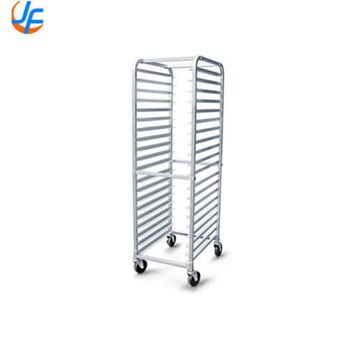 RK Bakeware China-Z Frame Nesting Stainless Steel Baking Trolley Double Oven Rack For Wholesale Bakeries